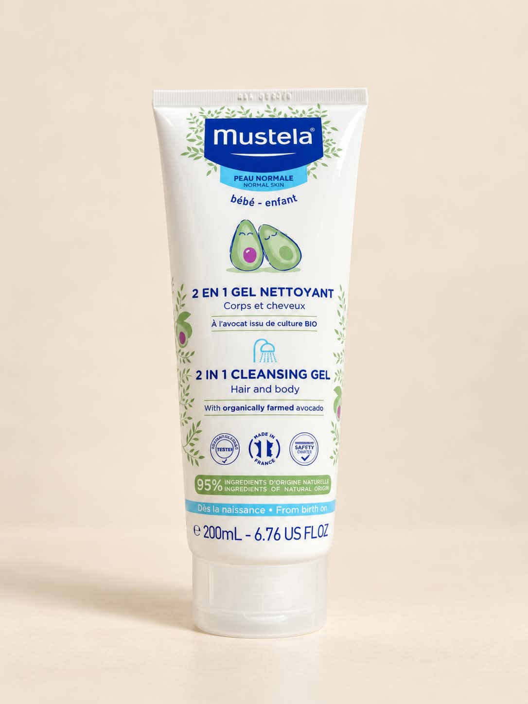 Mustela Gel Lavant 2-en-1 Bébé – 200 ml