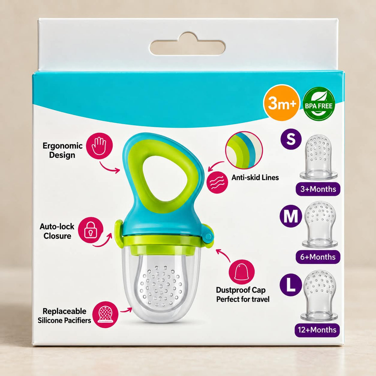 Grignoteuse Bébé en Silicone