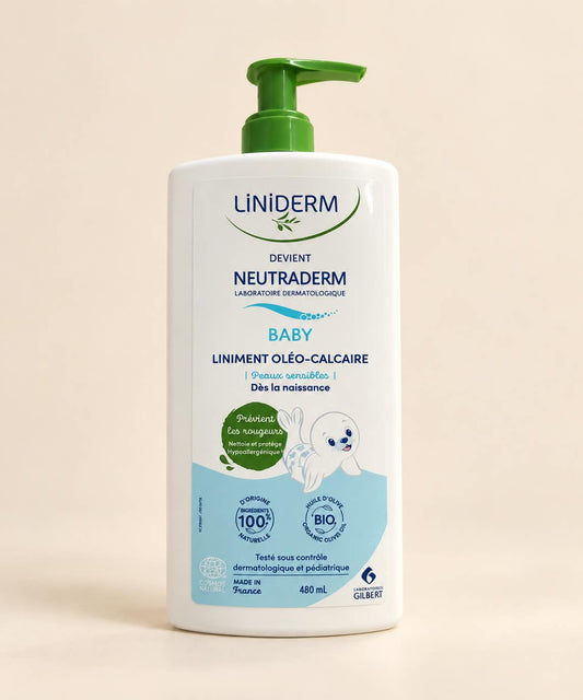 Neutraderm Liniderm Liniment Oléo-Calcaire Bio – 480 ml